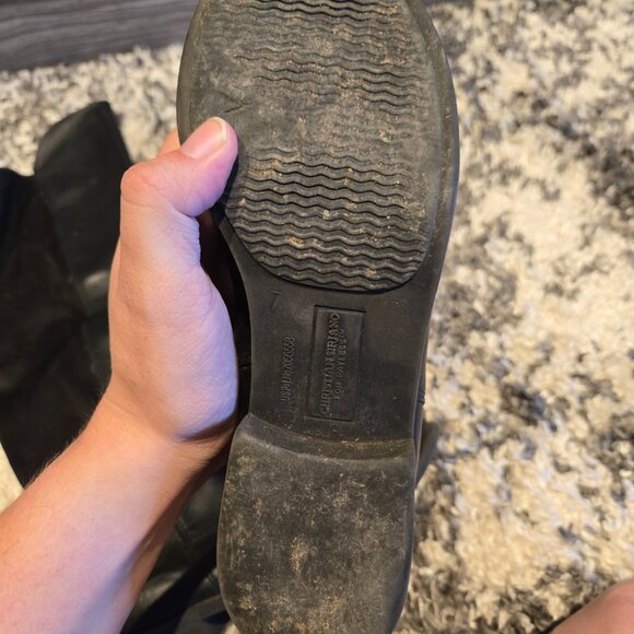 Christian Siriano OTK Boots Black Stretch Over The Knee Riding Size 7 EUC - Picture 4 of 4